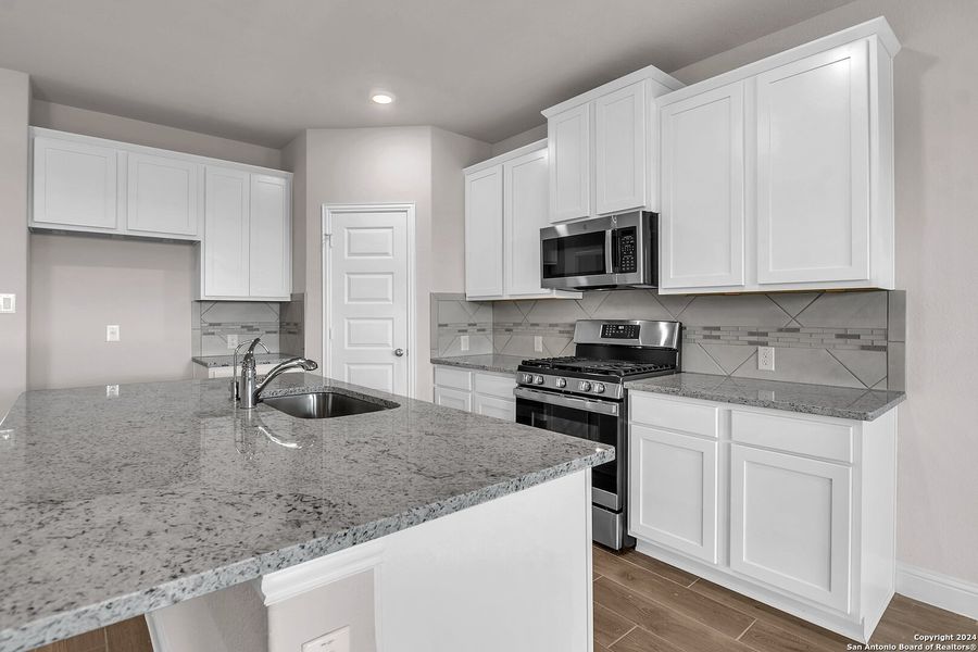 Furnished interior view inside a new home in Morgan Meadows, San Antonio (Image 34). Furnished interior view inside a new home in Morgan Meadows, San Antonio (Image 34).