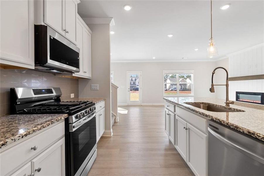 Furnished interior view inside a new home in Kentmere, Auburn (Image 9).