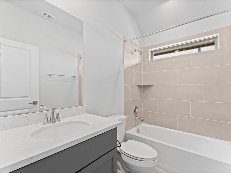 Furnished interior view inside a new home in The Grand Prairie 60’s, Hockley (Image 10).