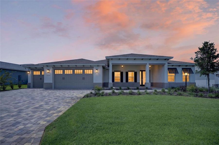 Front exterior of a new home in , Ocala, FL, highlighting curb appeal (Image 26).