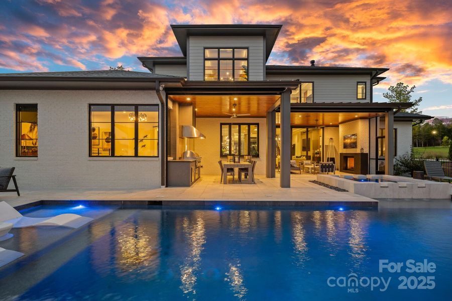 Exterior details and patio area of a home in , Davidson (Image 4).