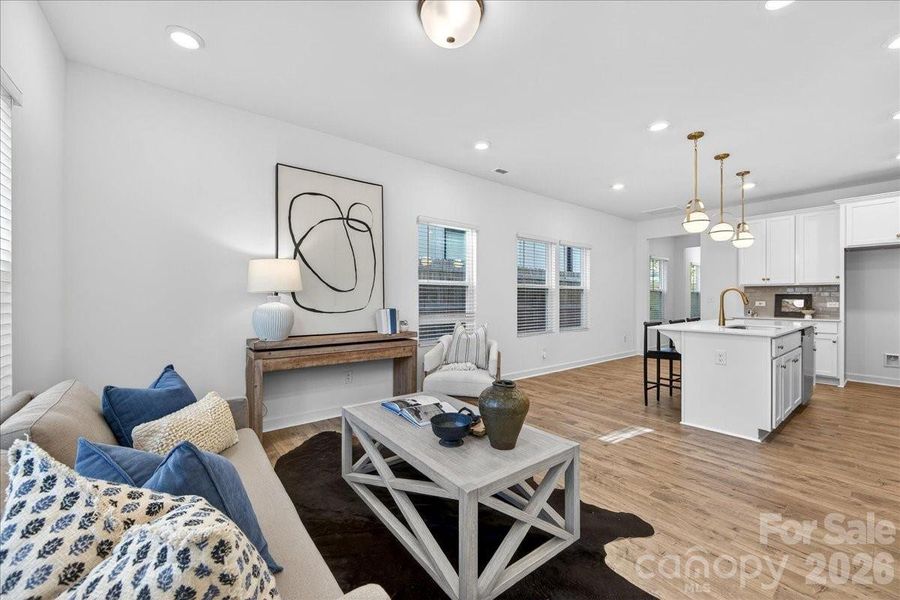 Furnished interior view inside a new home in , Charlotte (Image 9).