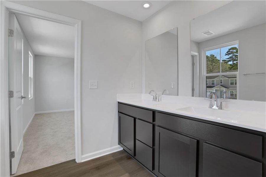 Furnished interior view inside a new home in Summertree, Stone Mountain (Image 10).