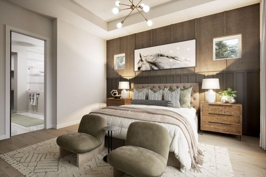 Furnished interior view inside a new home in Crighton Cove - Enclave Collection, Conroe (Image 10). Furnished interior view inside a new home in Crighton Cove - Enclave Collection, Conroe (Image 10).