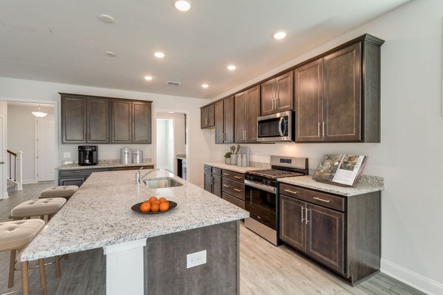 Furnished interior view inside a new home in Pecan Orchard, Elgin (Image 19).