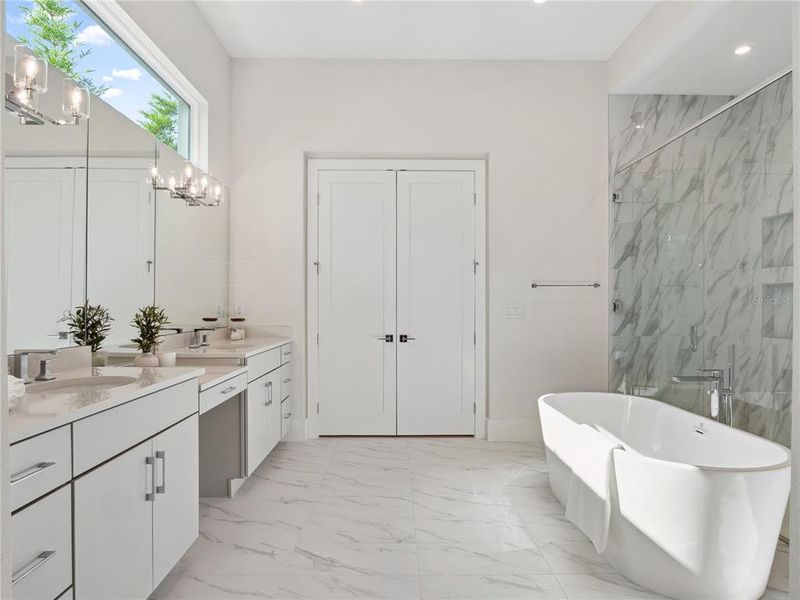 Furnished interior view inside a new home in Lake Sheen Sound, Orlando (Image 42).