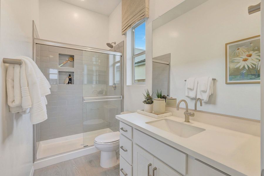 Representative furnished interior of a home built from the Lagoon by Mattamy Homes in Tyler Ranch, Buckeye (Image 31).