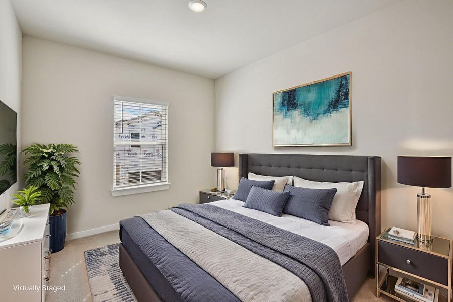 Furnished interior view inside a new home in Kemah Crossing - City Series, Kemah (Image 12).