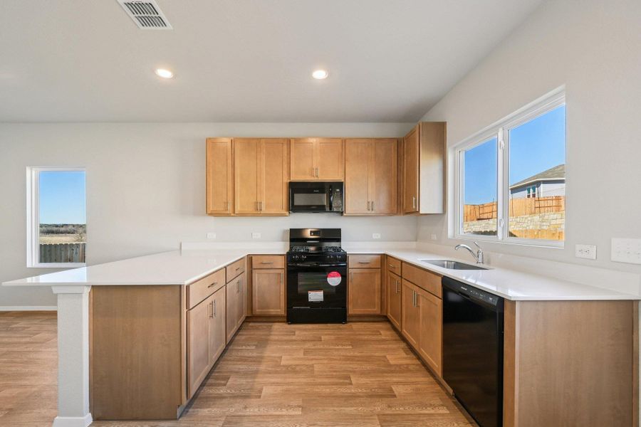 Light & Bright Open Concept Kitchen