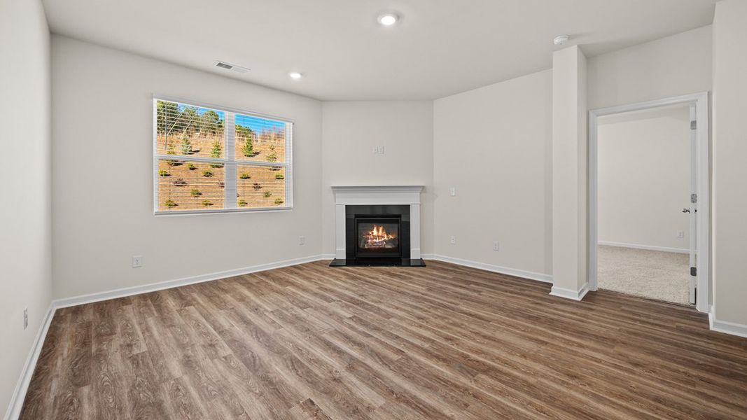 Representative unfurnished interior of a home built from the Cali by D.R. Horton in Poplar Preserve, Newnan (Image 17).