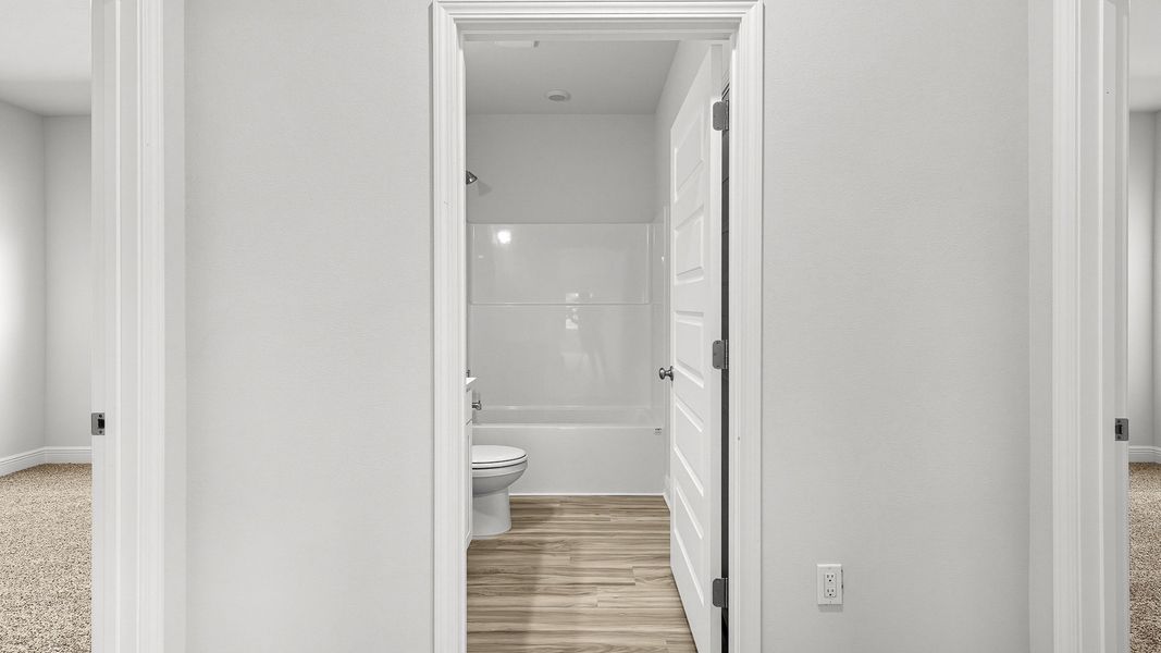 Spacious, unfurnished interior of a new home in Ashton Park Phase III, Freeport (Image 25). Spacious, unfurnished interior of a new home in Ashton Park Phase III, Freeport (Image 25).