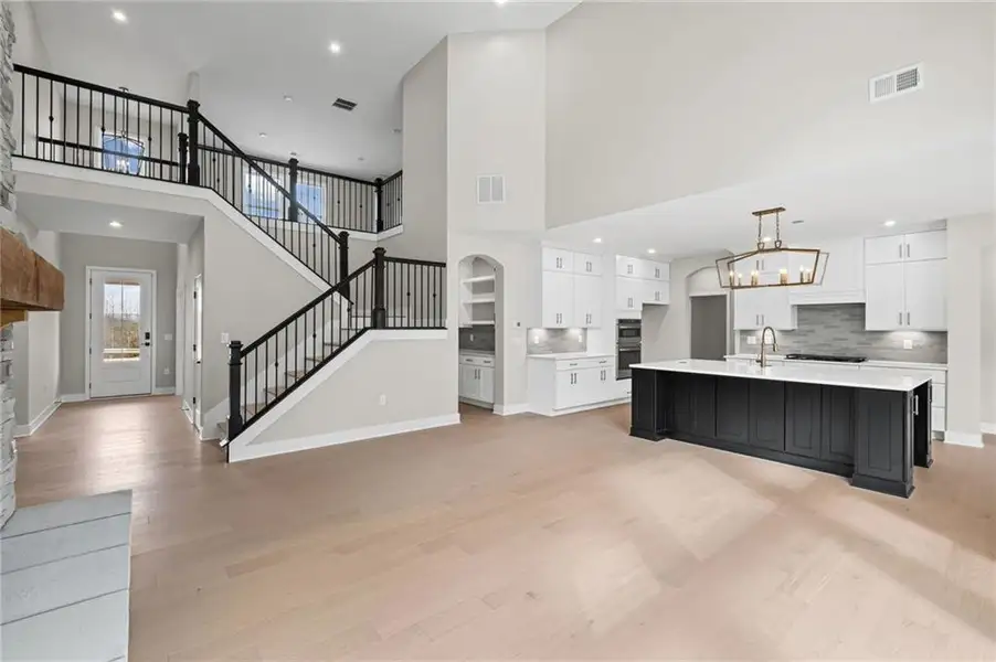 Furnished interior view inside a new home in Governor’s Preserve, Canton (Image 6).