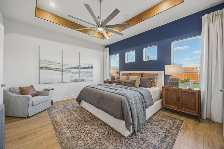 Representative furnished interior of a home built from the Dayton 50' by Chesmar Homes in Las Lomas, Forney (Image 15).