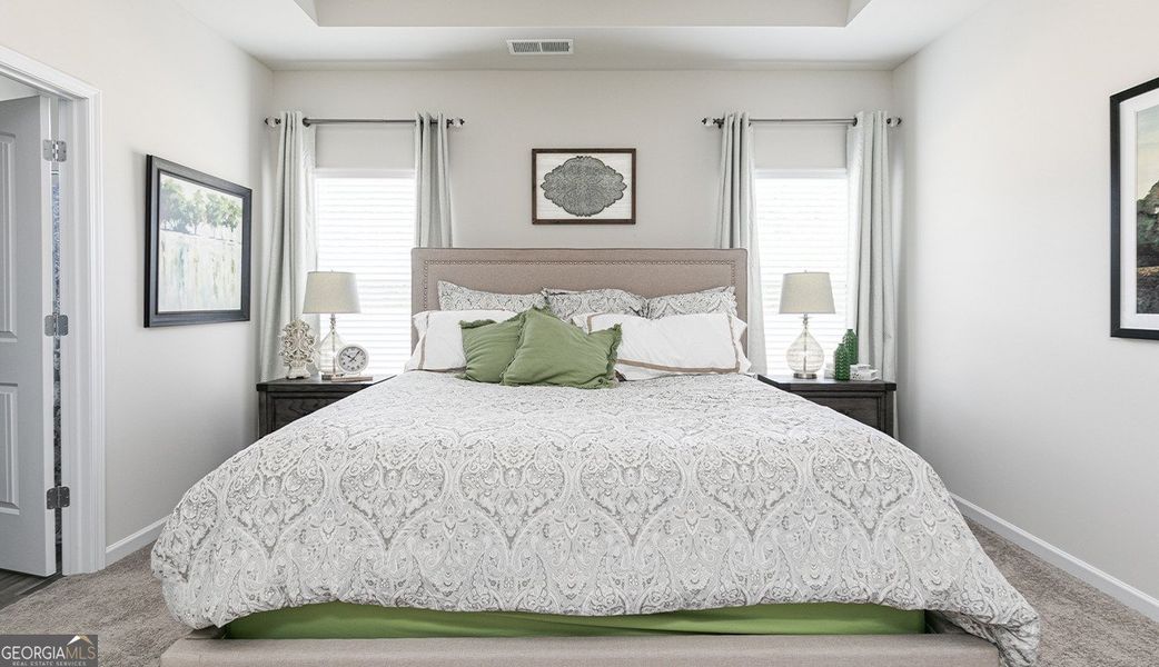 Furnished interior view inside a new home in The Cottages of Silvertown, Thomaston (Image 18).