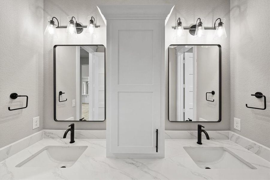 Furnished interior view inside a new home in , Midlothian (Image 11).