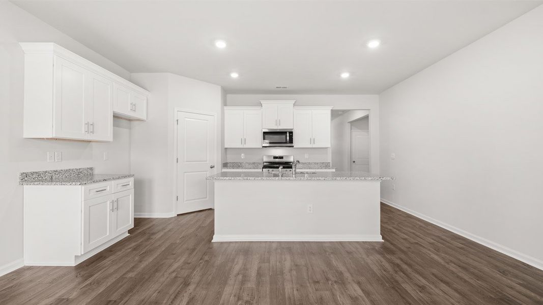 Furnished interior view inside a new home in Highland Hills, Graniteville (Image 6).