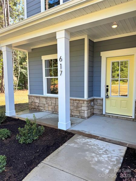 Front exterior of a new home in , Salisbury, NC, highlighting curb appeal (Image 1). Front exterior of a new home in , Salisbury, NC, highlighting curb appeal (Image 1).