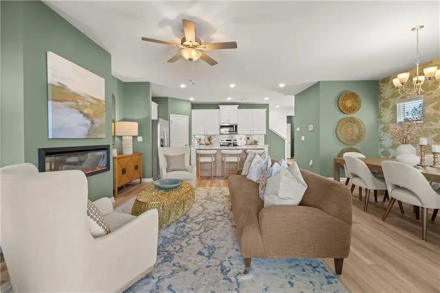 Furnished interior view inside a new home in Lake Carlton, Loganville (Image 4).