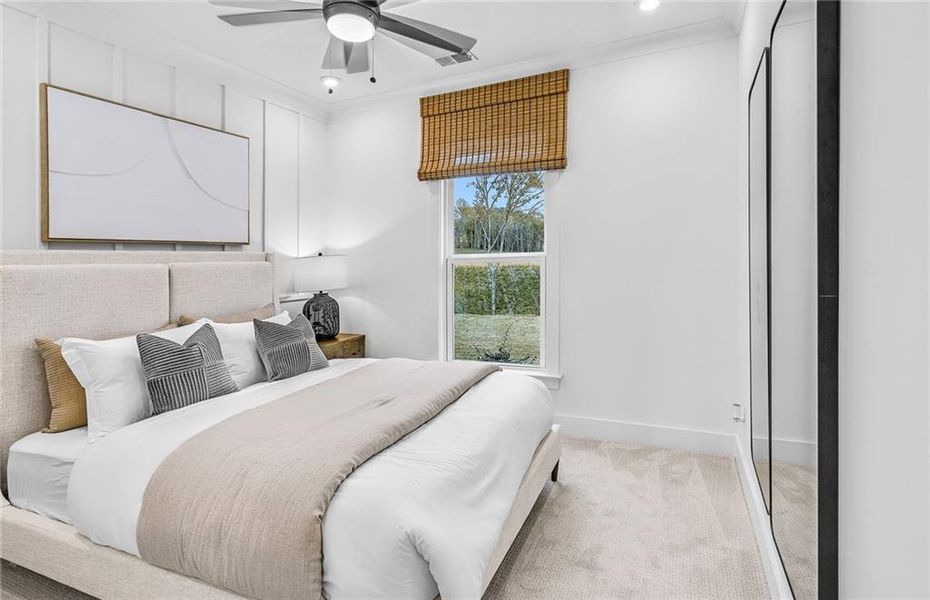 Furnished interior view inside a new home in Hunters Creek, Flowery Branch (Image 9).
