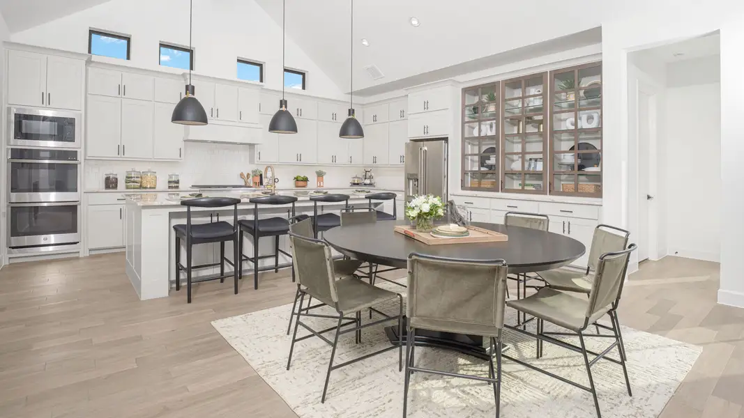 Representative furnished interior of a home built from the 3433W by Perry Homes in Somerset Park, Rockwall (Image 3).