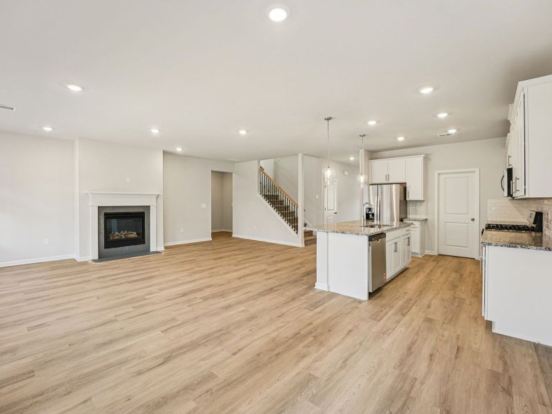 Spacious, unfurnished interior of a new home in Preserve at Mountain Creek, Pendergrass (Image 13).