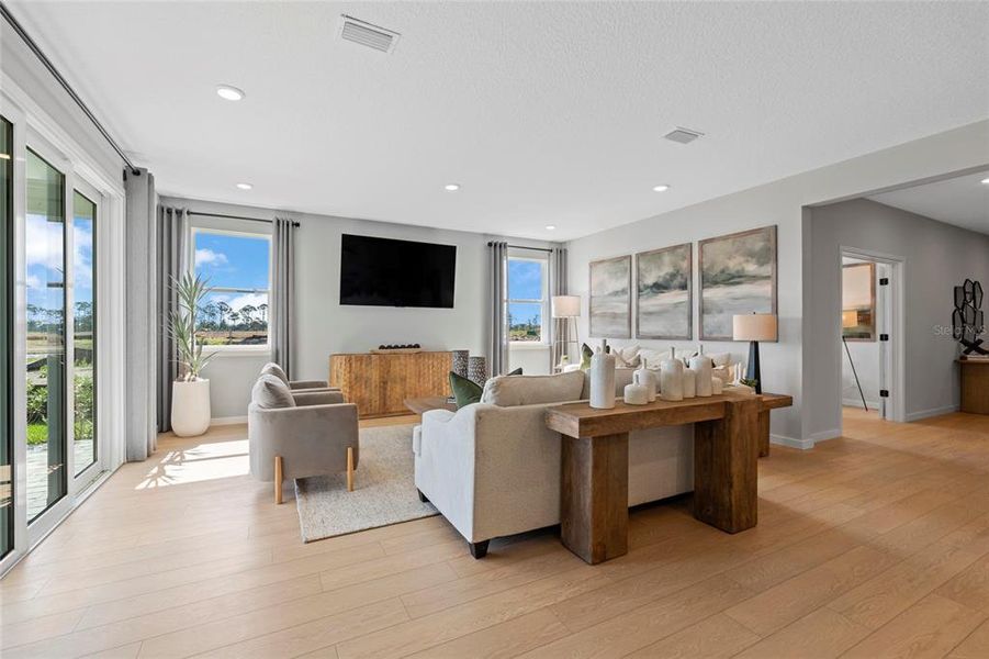 Furnished interior view inside a new home in Reserve East, Flagler Beach (Image 12).