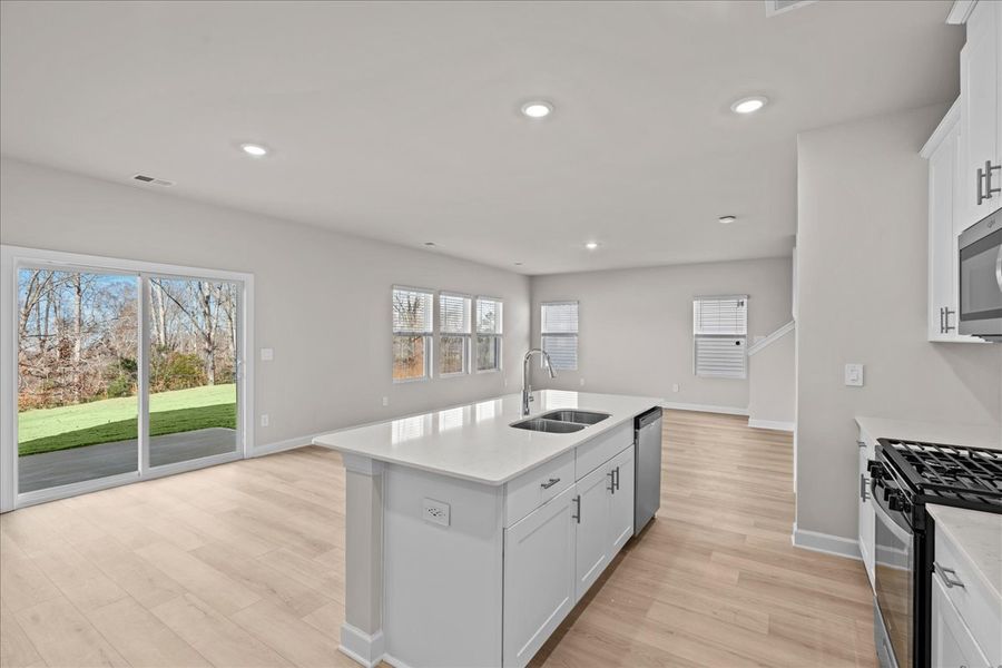 Furnished interior view inside a new home in Collier Ridge, Moore (Image 5). Furnished interior view inside a new home in Collier Ridge, Moore (Image 5).