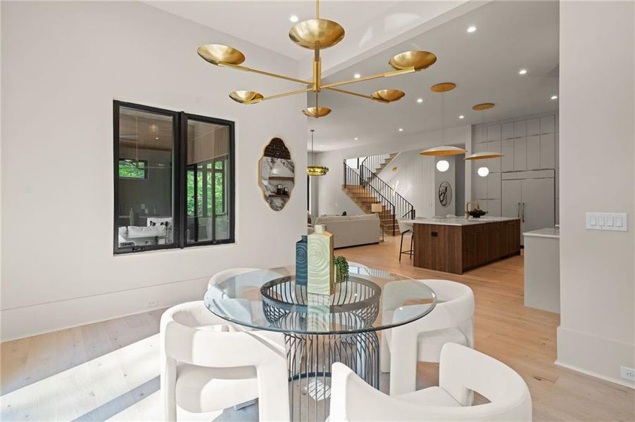 Furnished interior view inside a new home in , Atlanta (Image 16).