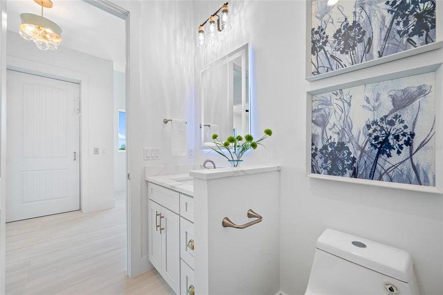 Furnished interior view inside a new home in , Madeira Beach (Image 51).