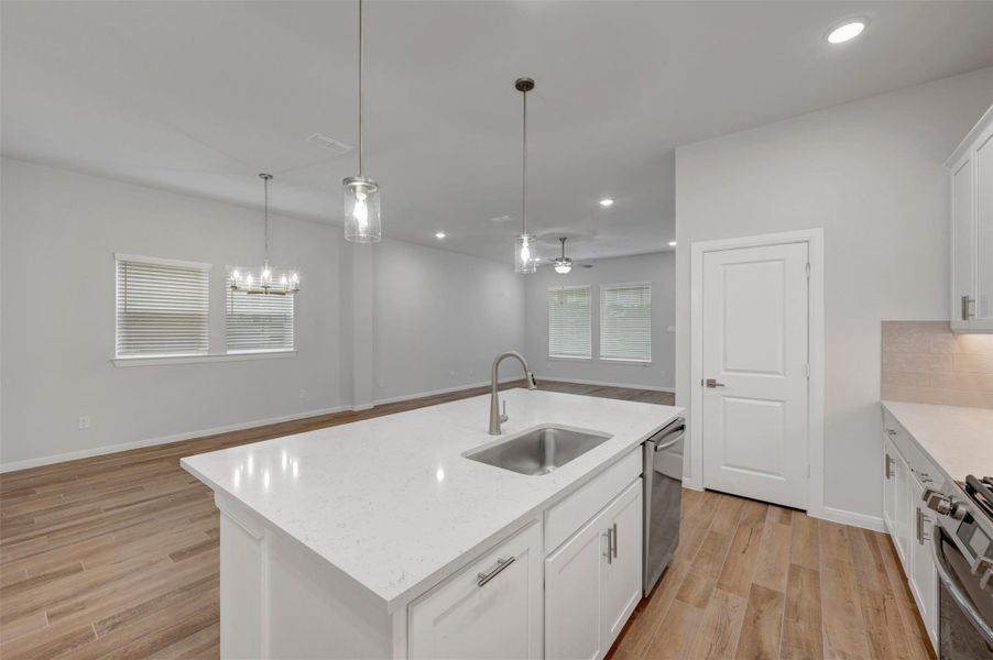 Furnished interior view inside a new home in Austin Point - Terrace Collection, Richmond (Image 21).