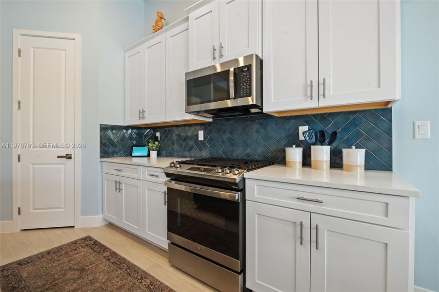 Furnished interior view inside a new home in , Parkland (Image 10).