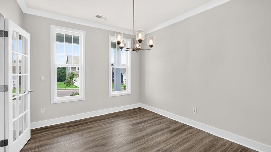 Spacious, unfurnished interior of a new home in Sunset Summits, Spartanburg (Image 13). Spacious, unfurnished interior of a new home in Sunset Summits, Spartanburg (Image 13).
