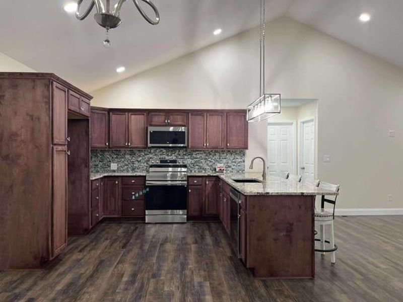 Furnished interior view inside a new home in , Lavonia (Image 4).