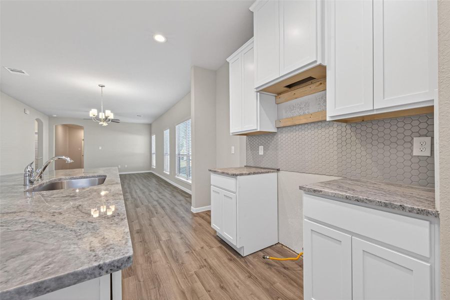 Furnished interior view inside a new home in Woodland Lakes, Huffman (Image 13).