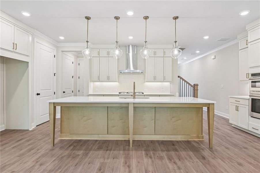 Furnished interior view inside a new home in Waterside, Peachtree Corners (Image 10).