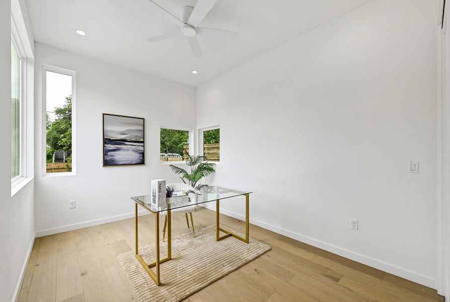 Furnished interior view inside a new home in , Austin (Image 13).