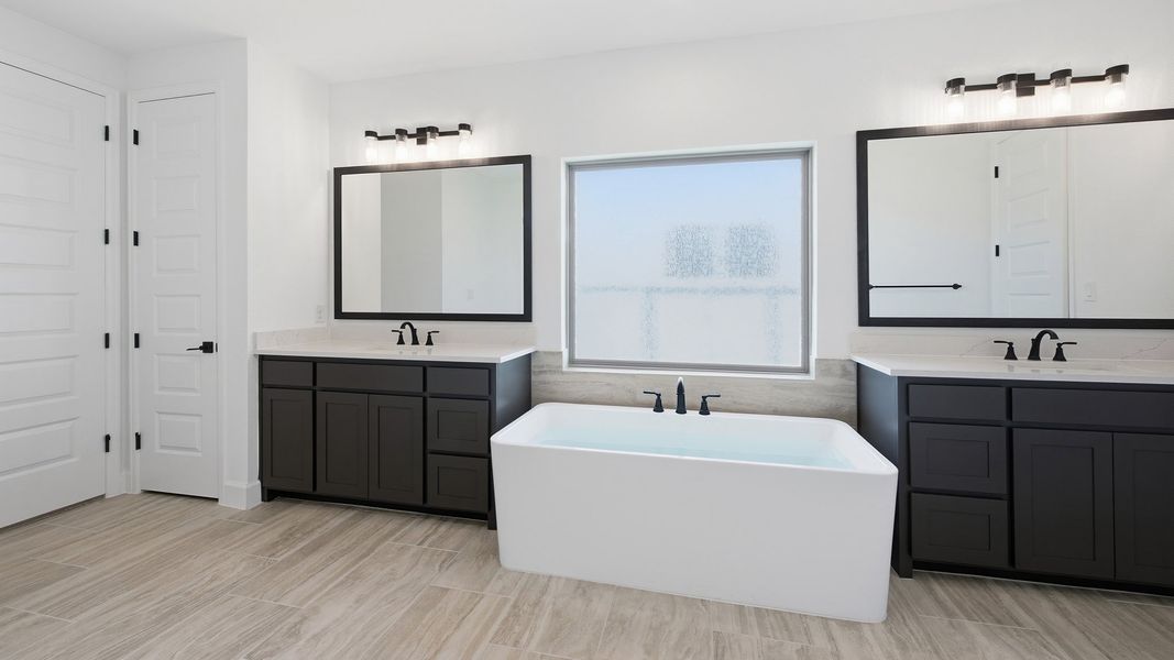 Furnished interior view inside a new home in Landmark, Denton (Image 14).