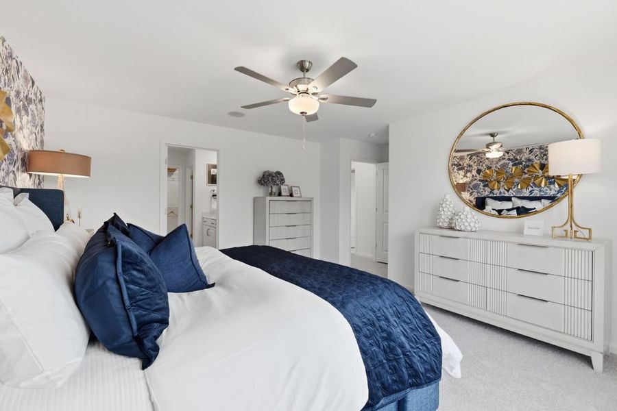 Furnished interior view inside a new home in Fincastle Glen, Shelby (Image 12).