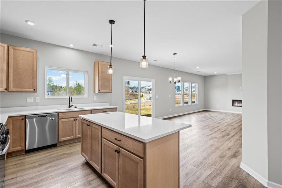 Furnished interior view inside a new home in Twin Lakes, Hoschton (Image 10).