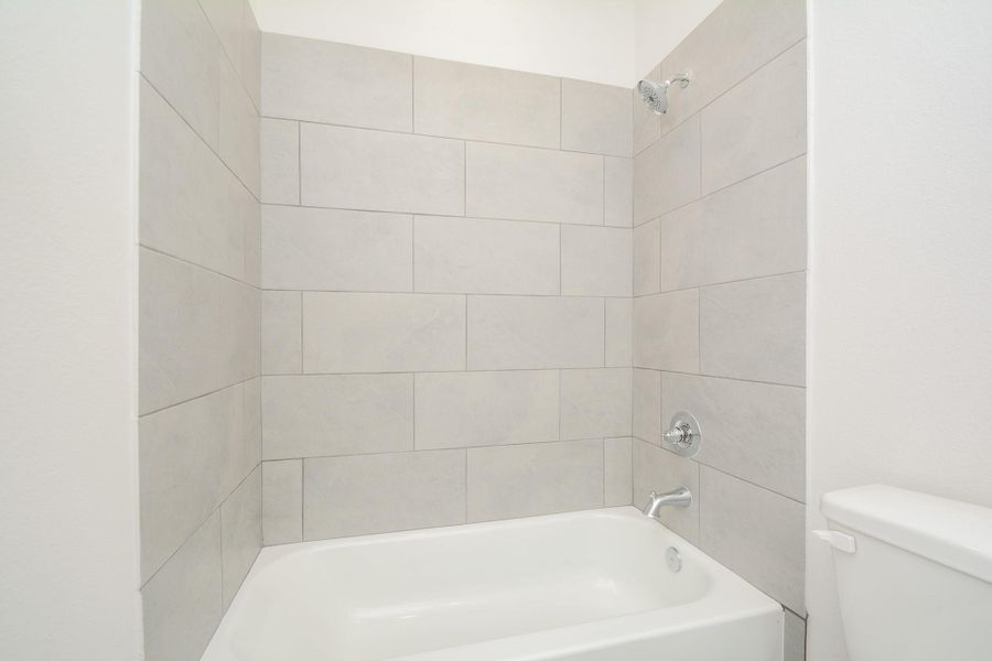 Notice the same features as the previous bathroom.