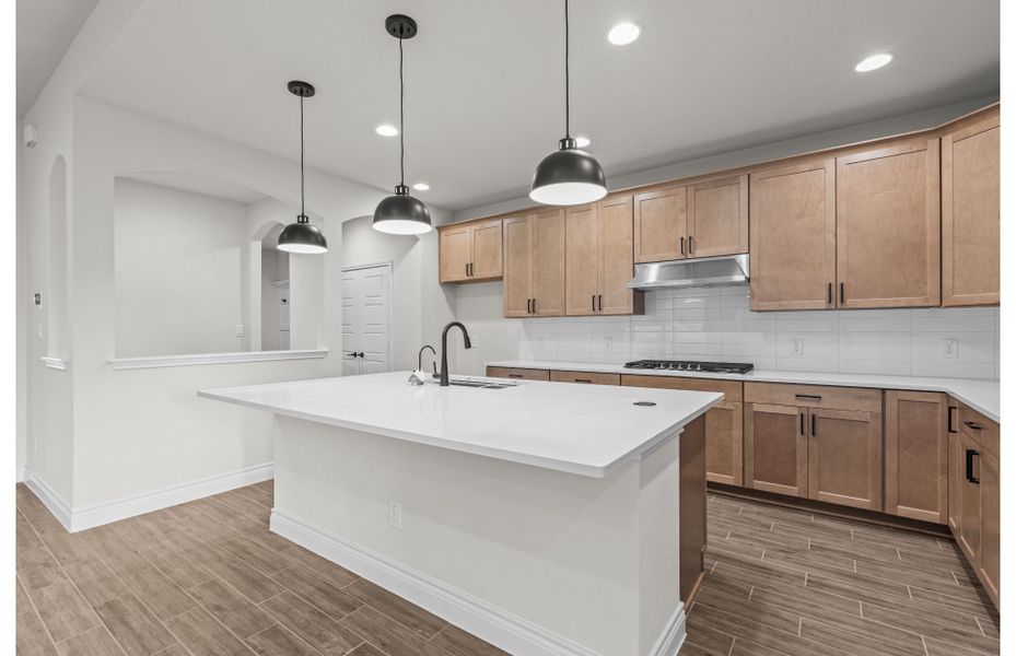 Furnished interior view inside a new home in Davis Ranch, San Antonio (Image 3).