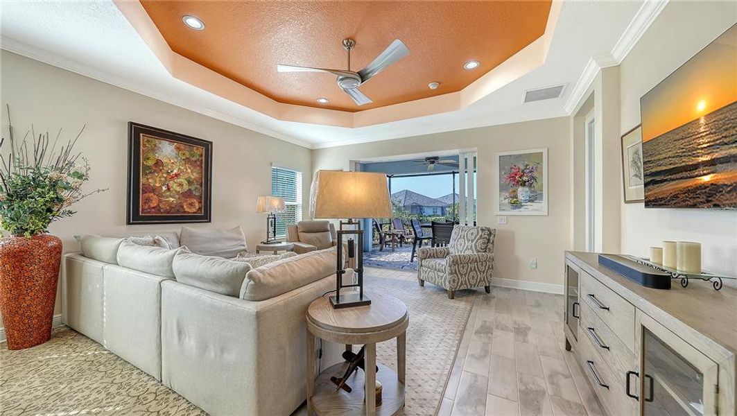 Furnished interior view inside a new home in , Sarasota (Image 16).