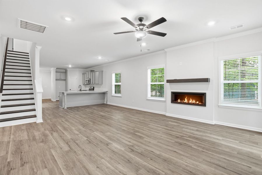 Spacious, unfurnished interior of a new home in Broadway Lake, Anderson (Image 24). Spacious, unfurnished interior of a new home in Broadway Lake, Anderson (Image 24).