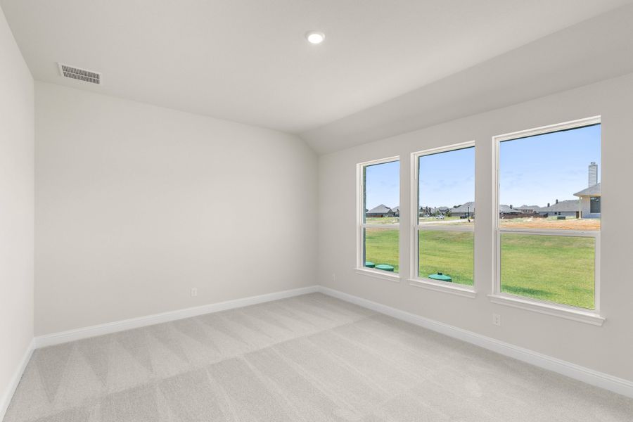 Spacious, unfurnished interior of a new home in Mockingbird Hills - Premiere Series, Joshua (Image 25). Spacious, unfurnished interior of a new home in Mockingbird Hills - Premiere Series, Joshua (Image 25).