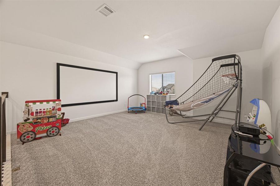 Furnished interior view inside a new home in Westland Ranch 50' Homesites, League City (Image 28).