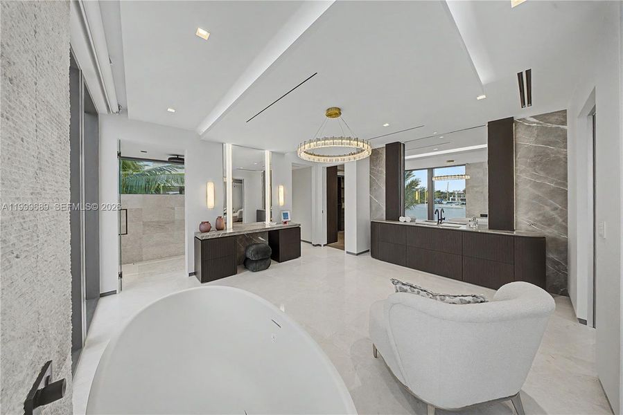 Furnished interior view inside a new home in , Fort Lauderdale (Image 45).