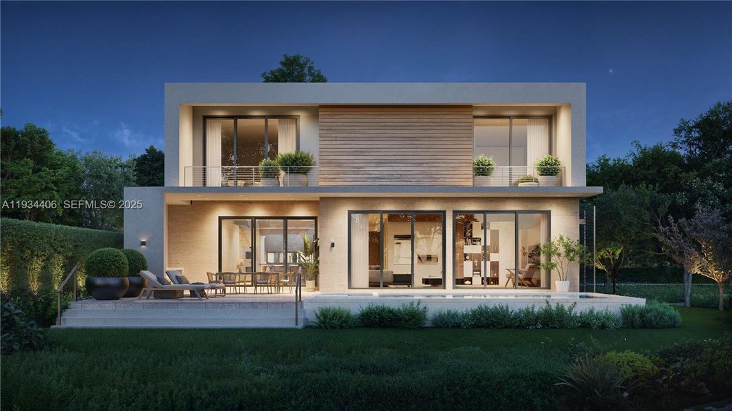 Exterior details and patio area of a home in , North Miami (Image 3).