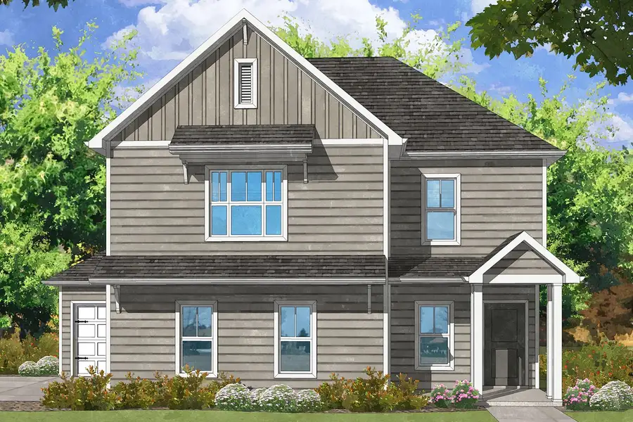 Representative rendering of the exterior for the Adams by Center Park Homes (Image 14).