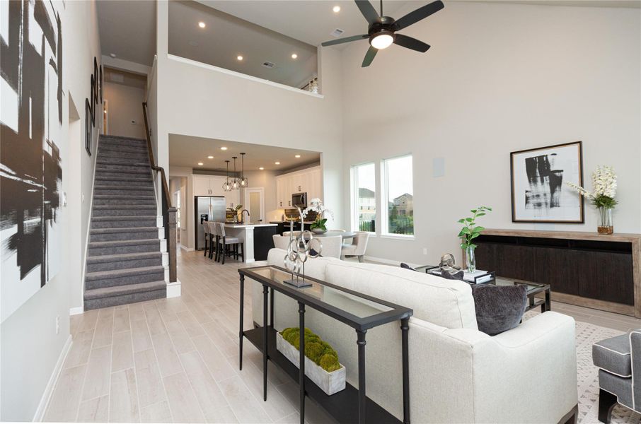 Furnished interior view inside a new home in , Conroe (Image 33).