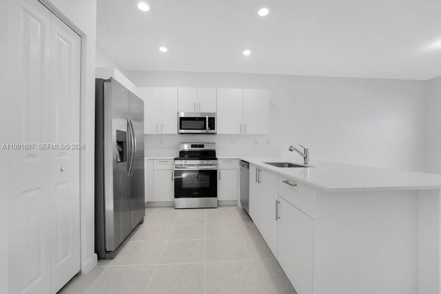 Furnished interior view inside a new home in , Homestead (Image 8). Furnished interior view inside a new home in , Homestead (Image 8).